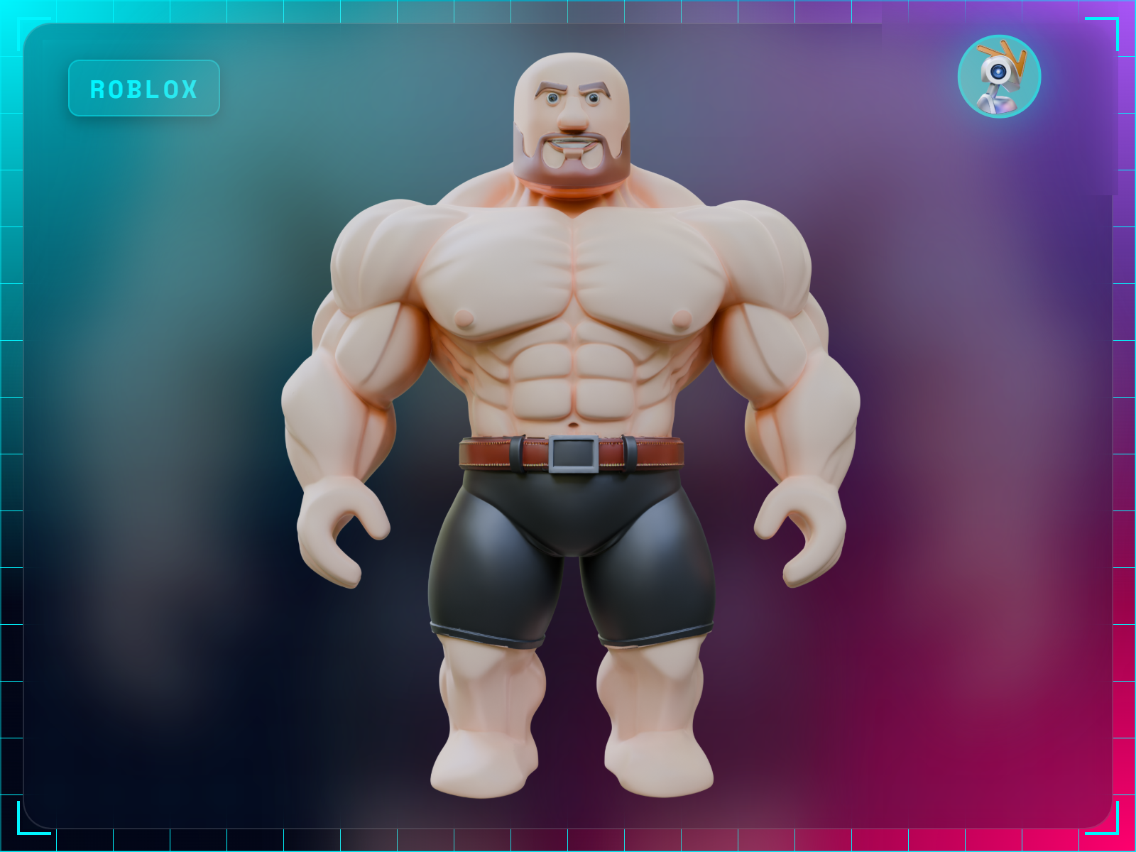 Titan Guardian – Stylized Roblox Character