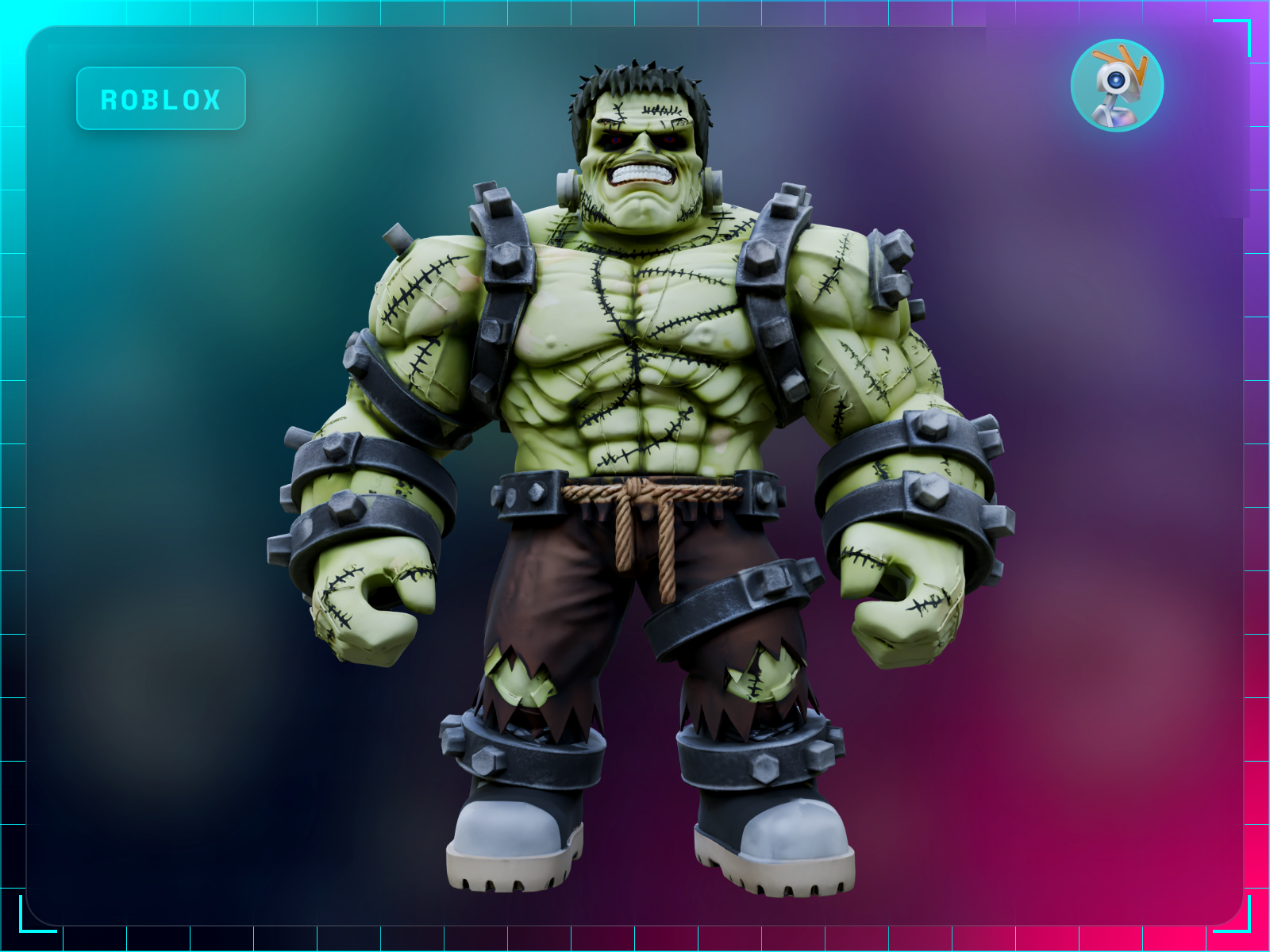 Franken Titan – Stylized Roblox Character